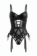 Midnight Desire Corset Bodysuit