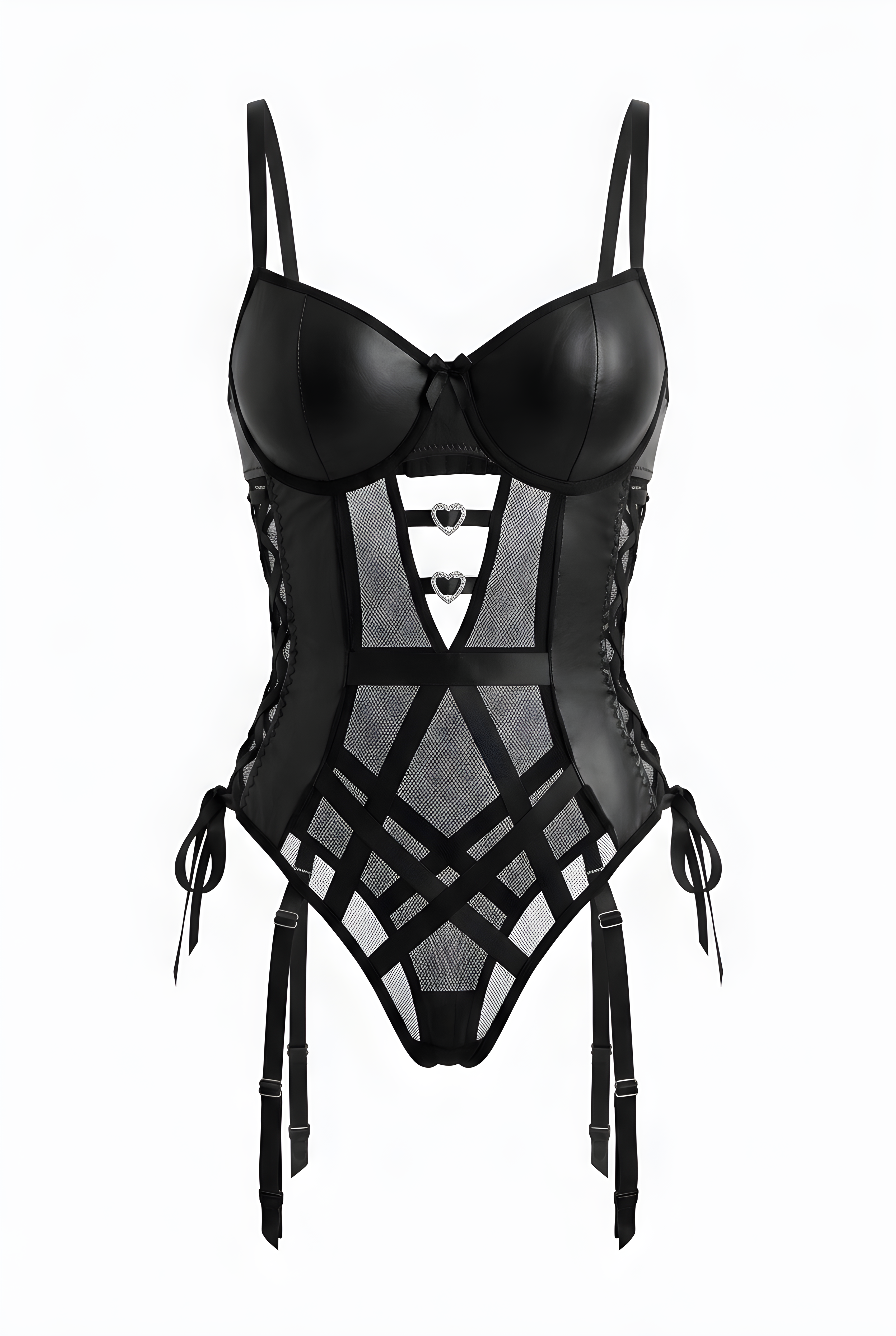 Midnight Desire Corset Bodysuit